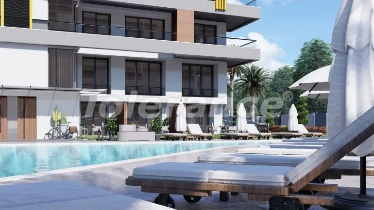 Квартира от застройщика в Махмутлар, Аланья вид на море с бассейном: купить недвижимость в Турции - 17812