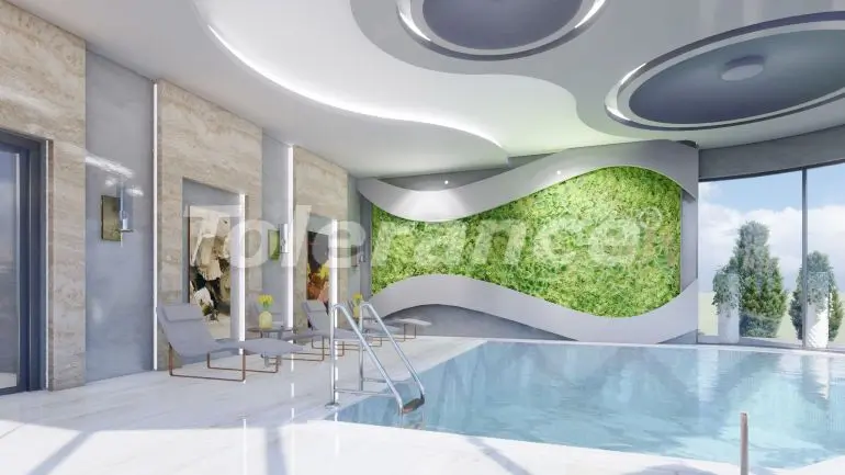 Квартира от застройщика в Махмутлар, Аланья вид на море с бассейном: купить недвижимость в Турции - 17819