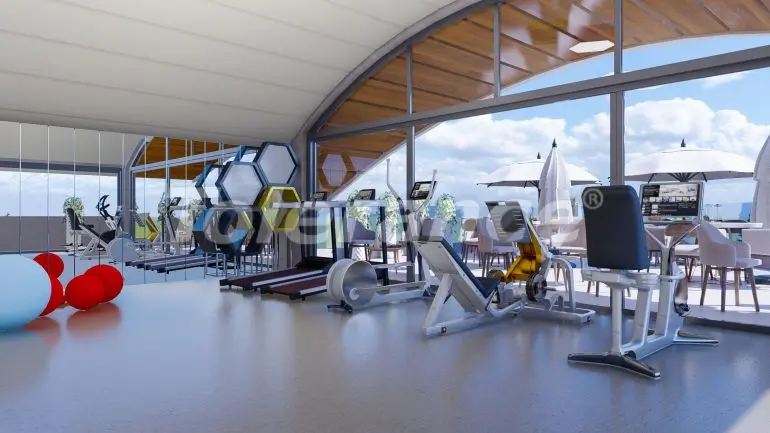 Квартира от застройщика в Махмутлар, Аланья вид на море с бассейном: купить недвижимость в Турции - 17826