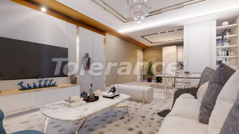 Квартира от застройщика в Махмутлар, Аланья вид на море с бассейном: купить недвижимость в Турции - 17828