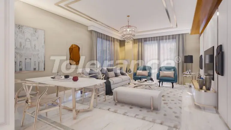 Квартира от застройщика в Махмутлар, Аланья вид на море с бассейном: купить недвижимость в Турции - 17829