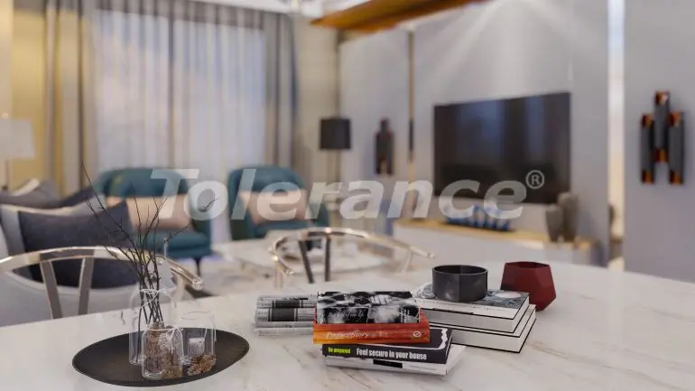 Квартира от застройщика в Махмутлар, Аланья вид на море с бассейном: купить недвижимость в Турции - 17831