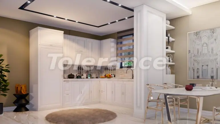 Квартира от застройщика в Махмутлар, Аланья вид на море с бассейном: купить недвижимость в Турции - 17832