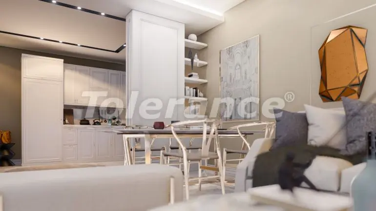 Квартира от застройщика в Махмутлар, Аланья вид на море с бассейном: купить недвижимость в Турции - 17833