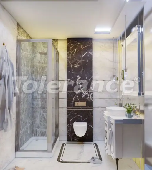 Квартира от застройщика в Махмутлар, Аланья вид на море с бассейном: купить недвижимость в Турции - 17838