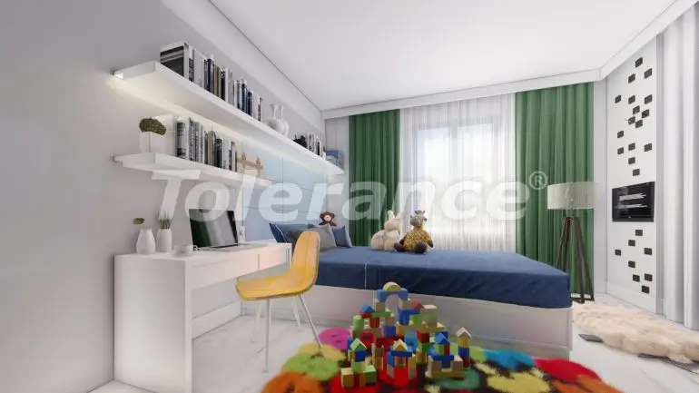 Квартира от застройщика в Махмутлар, Аланья вид на море с бассейном: купить недвижимость в Турции - 17839