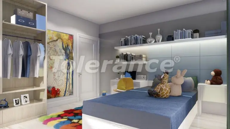 Квартира от застройщика в Махмутлар, Аланья вид на море с бассейном: купить недвижимость в Турции - 17841