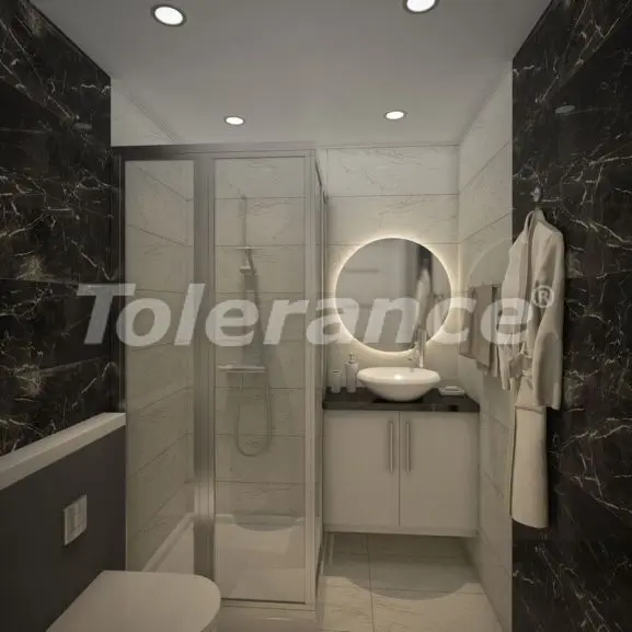 Квартира от застройщика в Махмутлар, Аланья вид на море с бассейном: купить недвижимость в Турции - 18383