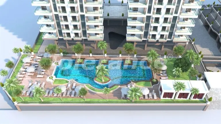 Квартира от застройщика в Махмутлар, Аланья с бассейном в рассрочку: купить недвижимость в Турции - 21670