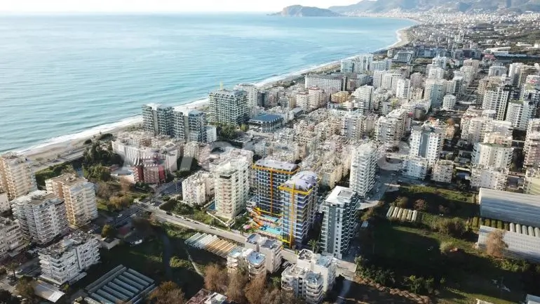 Квартира в Махмутлар, Аланья вид на море с бассейном: купить недвижимость в Турции - 28270