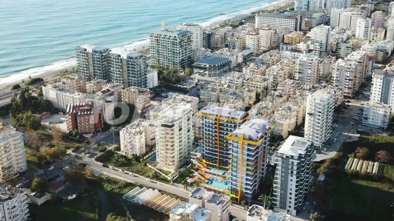 Квартира в Махмутлар, Аланья вид на море с бассейном: купить недвижимость в Турции - 28271