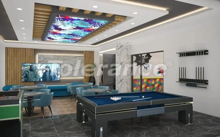 Квартира в Махмутлар, Аланья вид на море с бассейном: купить недвижимость в Турции - 28282