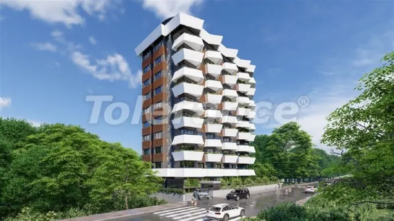 Квартира от застройщика в Махмутлар, Аланья вид на море с бассейном - 28862 Квартира от застройщика в Махмутлар, Аланья вид на море с бассейном: купить недвижимость в Турции - 28862