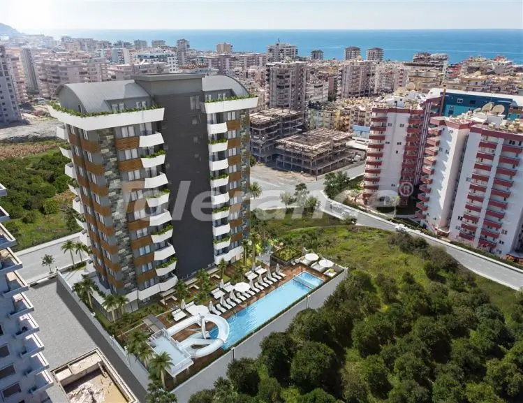 Квартира от застройщика в Махмутлар, Аланья вид на море с бассейном - 28886 Квартира от застройщика в Махмутлар, Аланья вид на море с бассейном: купить недвижимость в Турции - 28886