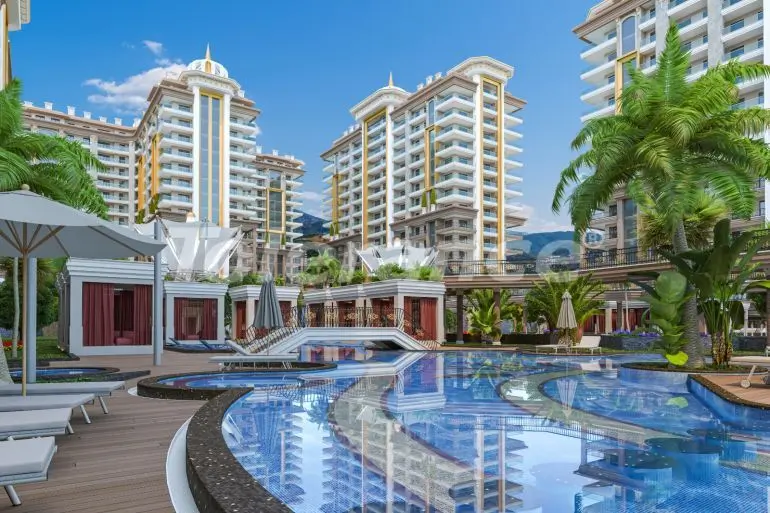 Квартира в Махмутлар, Аланья с бассейном в рассрочку: купить недвижимость в Турции - 28983