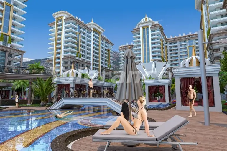 Квартира в Махмутлар, Аланья с бассейном в рассрочку: купить недвижимость в Турции - 28988