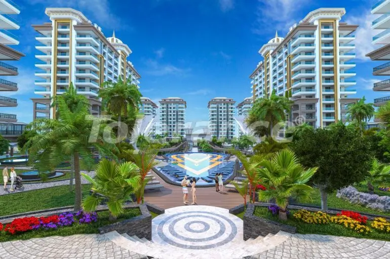 Квартира в Махмутлар, Аланья с бассейном в рассрочку: купить недвижимость в Турции - 28991