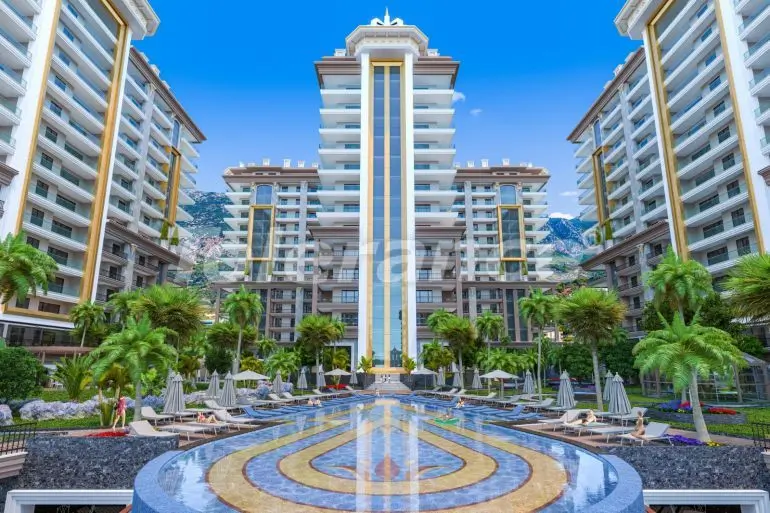 Квартира в Махмутлар, Аланья с бассейном в рассрочку: купить недвижимость в Турции - 28995