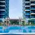Квартира в Махмутлар, Аланья вид на море с бассейном: купить недвижимость в Турции - 31657