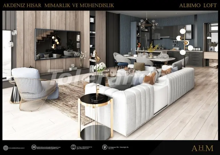 Квартира от застройщика в Махмутлар, Аланья с бассейном - 39531 Квартира от застройщика в Махмутлар, Аланья с бассейном: купить недвижимость в Турции - 39531