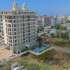 Квартира в Махмутлар, Аланья вид на море с бассейном: купить недвижимость в Турции - 49001