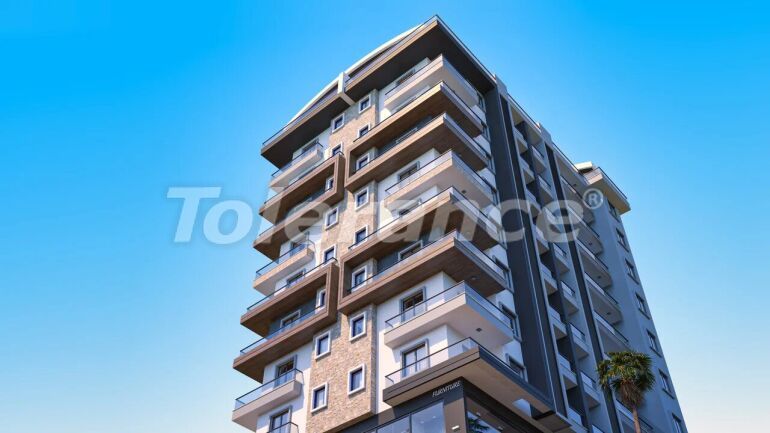 Квартира от застройщика в Махмутлар, Аланья вид на море с бассейном: купить недвижимость в Турции - 60690