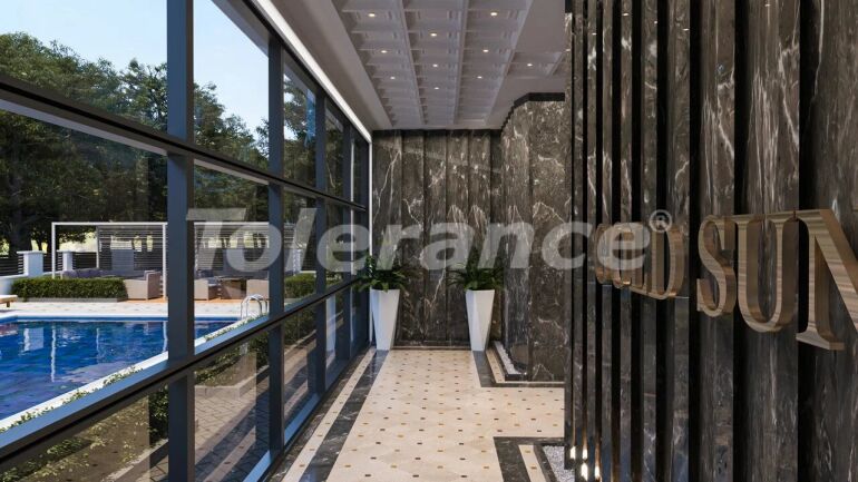 Квартира от застройщика в Махмутлар, Аланья вид на море с бассейном: купить недвижимость в Турции - 60691