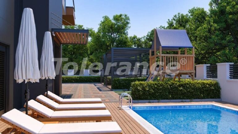 Квартира от застройщика в Махмутлар, Аланья вид на море с бассейном: купить недвижимость в Турции - 60727