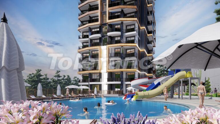 Квартира от застройщика в Махмутлар, Аланья вид на море с бассейном в рассрочку: купить недвижимость в Турции - 61019