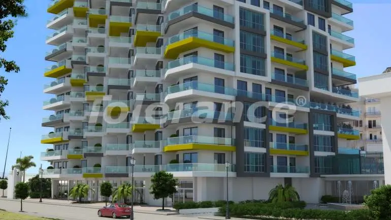 Квартира от застройщика в Махмутлар, Аланья вид на море с бассейном: купить недвижимость в Турции - 7752