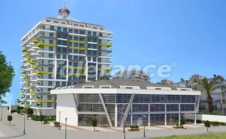 Квартира от застройщика в Махмутлар, Аланья вид на море с бассейном: купить недвижимость в Турции - 7753