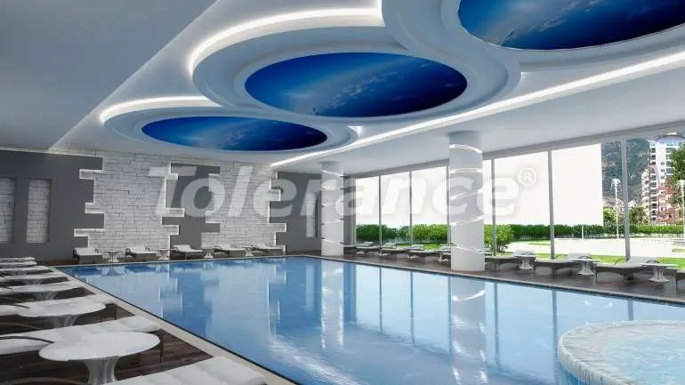 Квартира от застройщика в Махмутлар, Аланья вид на море с бассейном: купить недвижимость в Турции - 7757