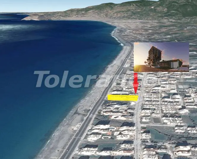 Квартира от застройщика в Махмутлар, Аланья вид на море с бассейном: купить недвижимость в Турции - 7763