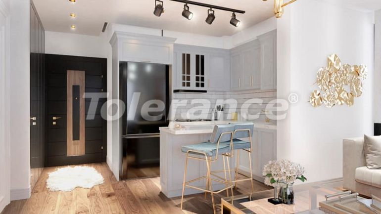 Квартира от застройщика в Мезитли, Мерсин вид на море с бассейном: купить недвижимость в Турции - 41102