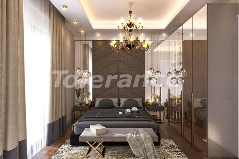 Квартира от застройщика в Мезитли, Мерсин вид на море с бассейном: купить недвижимость в Турции - 41107