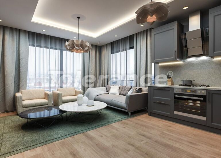 Квартира от застройщика в Мезитли, Мерсин вид на море с бассейном: купить недвижимость в Турции - 62317