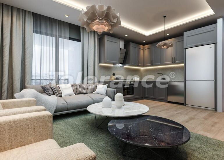 Квартира от застройщика в Мезитли, Мерсин вид на море с бассейном: купить недвижимость в Турции - 62318