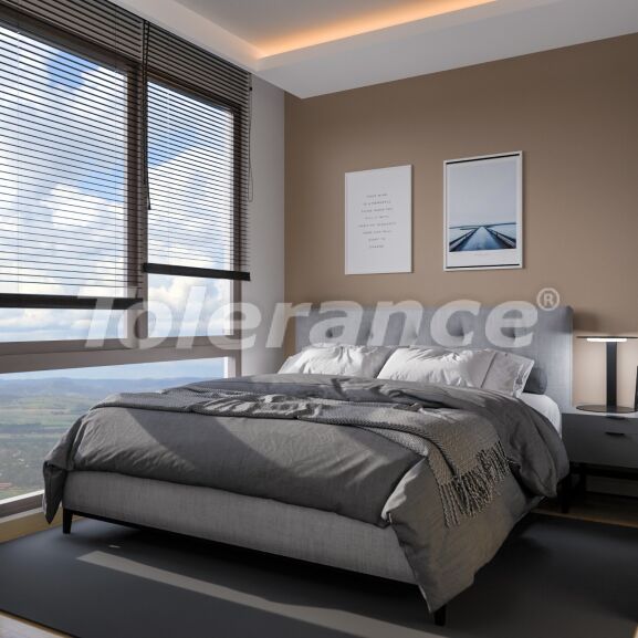 Квартира от застройщика в Мезитли, Мерсин вид на море с бассейном: купить недвижимость в Турции - 62320