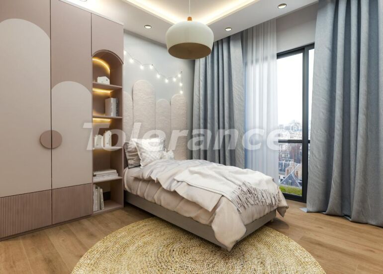 Квартира от застройщика в Мезитли, Мерсин вид на море с бассейном: купить недвижимость в Турции - 62322