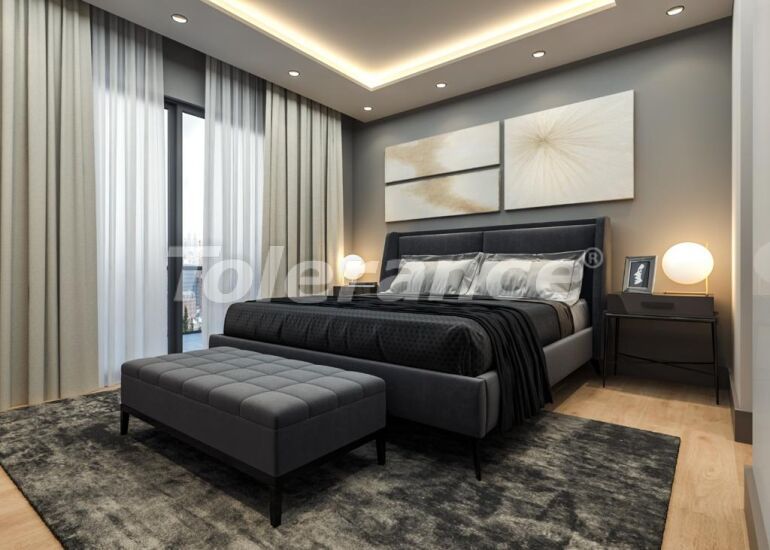 Квартира от застройщика в Мезитли, Мерсин вид на море с бассейном: купить недвижимость в Турции - 62324