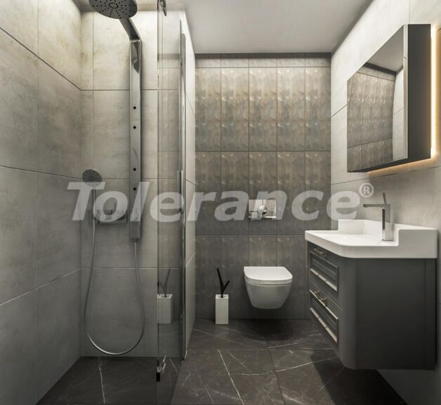 Квартира от застройщика в Мезитли, Мерсин вид на море с бассейном: купить недвижимость в Турции - 62325