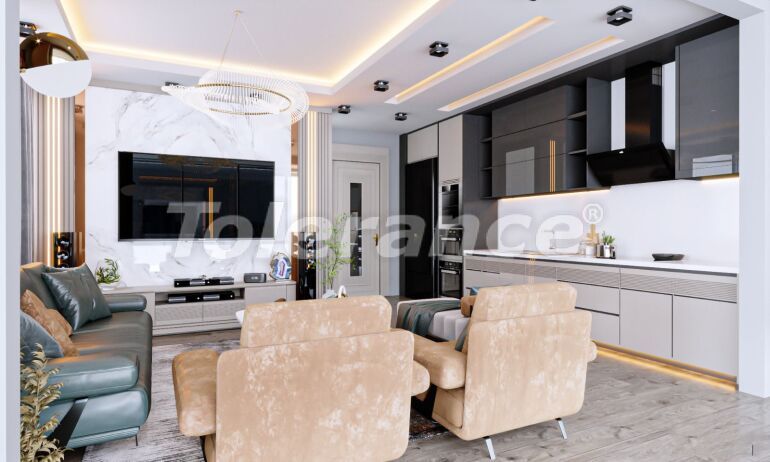 Квартира от застройщика в Мезитли, Мерсин вид на море с бассейном: купить недвижимость в Турции - 64123