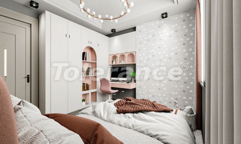 Квартира от застройщика в Мезитли, Мерсин вид на море с бассейном: купить недвижимость в Турции - 64124