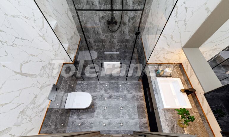 Квартира от застройщика в Мезитли, Мерсин вид на море с бассейном: купить недвижимость в Турции - 64126