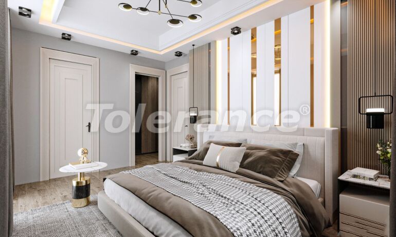 Квартира от застройщика в Мезитли, Мерсин вид на море с бассейном: купить недвижимость в Турции - 64128