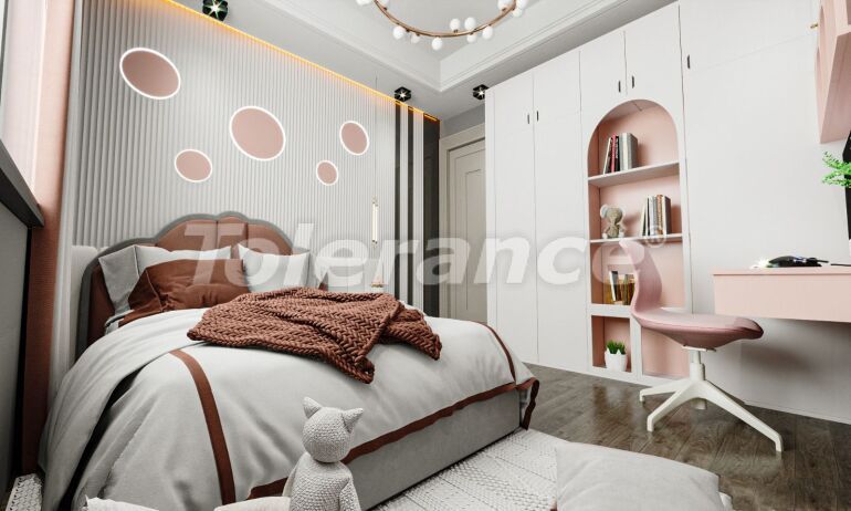 Квартира от застройщика в Мезитли, Мерсин вид на море с бассейном: купить недвижимость в Турции - 64129