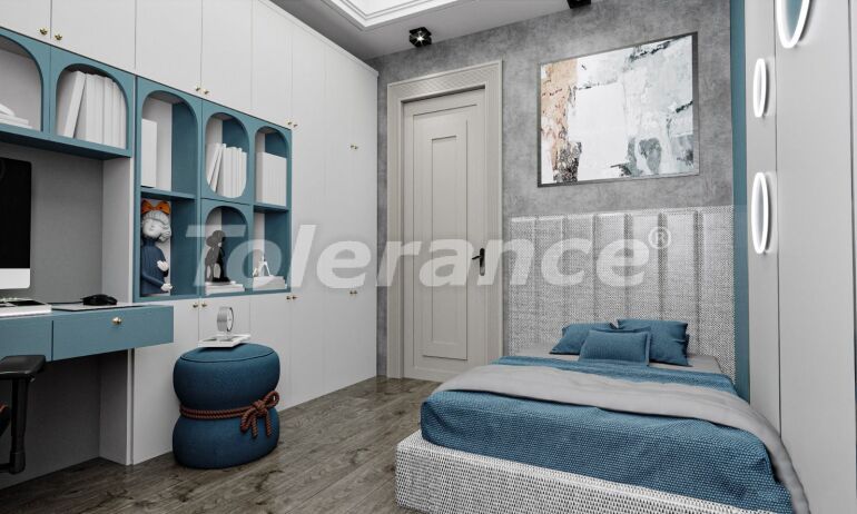 Квартира от застройщика в Мезитли, Мерсин вид на море с бассейном: купить недвижимость в Турции - 64131