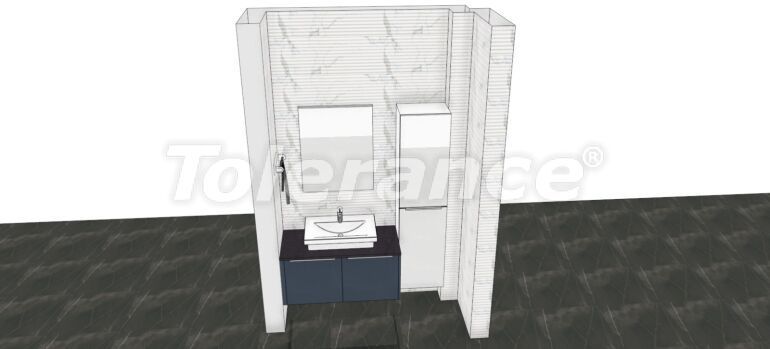 Квартира от застройщика в Мезитли, Мерсин вид на море с бассейном: купить недвижимость в Турции - 64134