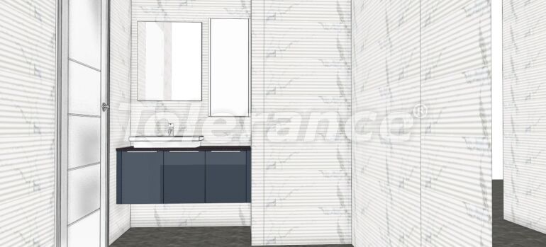 Квартира от застройщика в Мезитли, Мерсин вид на море с бассейном: купить недвижимость в Турции - 64135