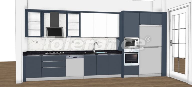 Квартира от застройщика в Мезитли, Мерсин вид на море с бассейном: купить недвижимость в Турции - 64136